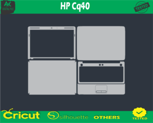 HP CQ40 Skin Vector Template