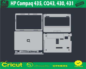 HP Compaq 435 CQ43 430 431 Skin Vector Template