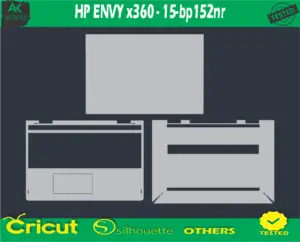 HP ENVY x360 – 15-bp152nr Skin Vector Template