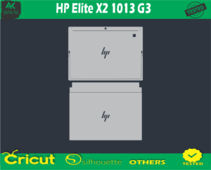 HP Elite X2 1013 G3Skin Vector Template