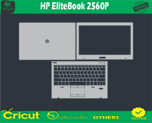 HP EliteBook 2560P Skin Vector Template