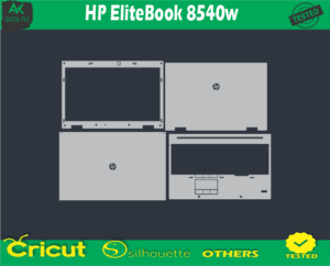 HP EliteBook 8540w Skin Vector Template