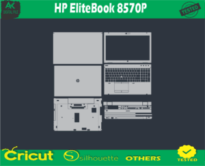 HP EliteBook 8570P Skin Vector Template