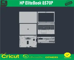 HP EliteBook 8570P Skin Vector Template