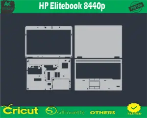 HP EliteBook 8440p Skin Vector Template