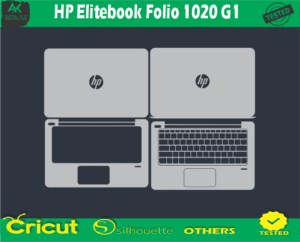 HP EliteBook Folio 1020 G1 Skin Vector Template