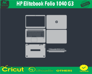 HP EliteBook Folio 1040 G3 Skin Vector Template