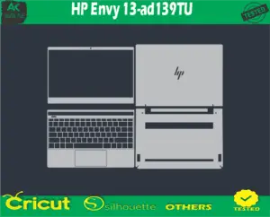 HP Envy 13-ad139TU Skin Vector Template