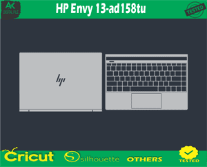 HP Envy 13-ad158tu Skin Vector Template