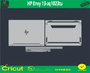 HP Envy 13-aq1023tu Skin Vector Template