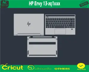 HP Envy 13-aq1xxx Skin Vector Template