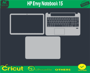 HP Envy Notebook 15 Skin Vector Template