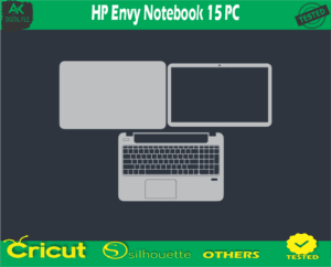 HP Envy Notebook 15 PC Skin Vector Template