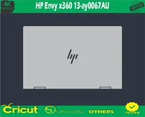 HP Envy x360 13-ay0067AU Skin Vector Template