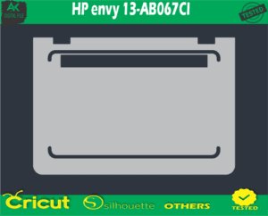 HP envy 13-AB067Cl Skin Vector Template