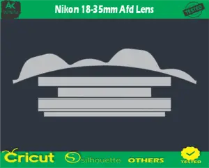 Nikon 18-35mm Afd Lens Skin Vector Template