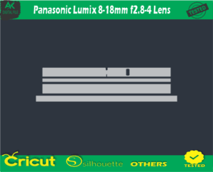 Panasonic Lumix 8-18mm f2.8-4 Lens Skin Vector Template
