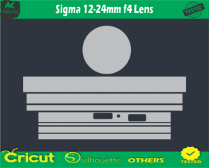 Sigma 12-24mm f4 Lens Skin Vector Template