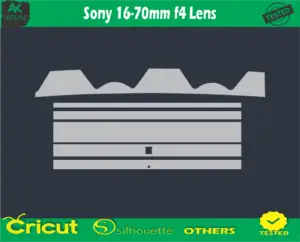 Sony 16-70mm f4 Lens Skin Vector Template