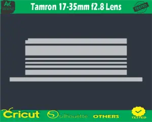 Tamron 17-35mm f2.8 Lens Skin Vector Template