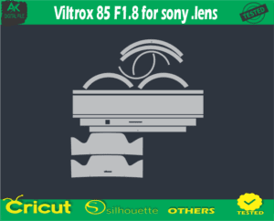 Viltrox 85 F1.8 for sony lens Skin Vector Template