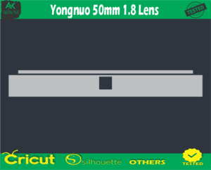 Yongnuo 50mm 1.8 Lens Skin Vector Template