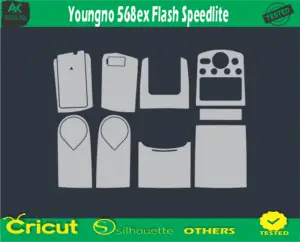 Youngno 568ex Flash Speedlite Skin Vector Template