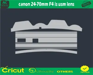 canon 24-70mm F4 is usm lens Skin Vector Template