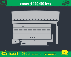 canon ef 100-400 lens Skin Vector Template