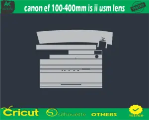 canon ef 100-400mm is ii usm lens Skin Vector Template