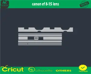 canon ef 8-15 lens Skin Vector Template