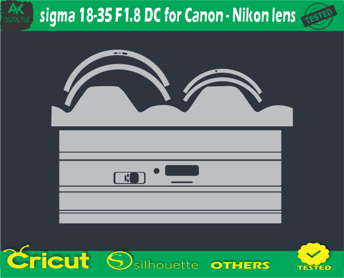sigma 18-35 F1.8 DC for Canon - Nikon lens
