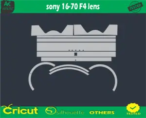 Sony 16-70 F4 lens Skin Vector Template