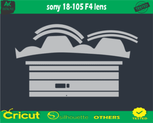 Sony 18-105 F4 lens Skin Vector Template