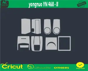 yongnuo YN 468 – II Skin Vector Template