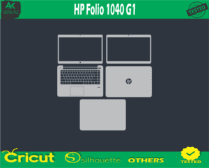 HP Folio 1040 G1 Skin Vector Template