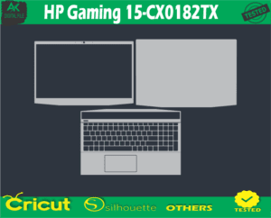 HP Gaming 15-CX0182TX Skin Vector Template