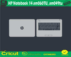 HP Notebook 14 am060TU am049tu Skin Vector Template