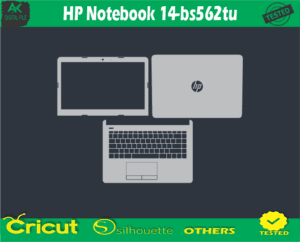 HP Notebook 14-bs562tu Skin Vector Template