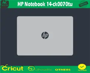 HP Notebook 14-ck0070tu Skin Vector Template