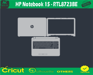 HP Notebook 15 – RTL8723BE Skin Vector Template