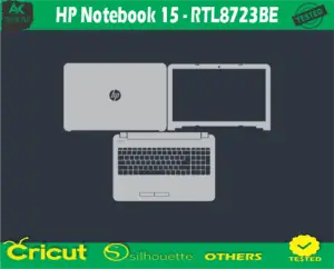 HP Notebook 15 – RTL8723BE Skin Vector Template