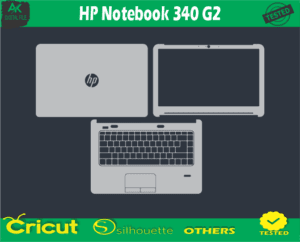 HP Notebook 340 G2 Skin Vector Template