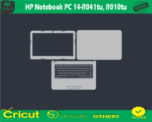 HP Notebook PC 14-R041tu R010tu Skin Vector Template
