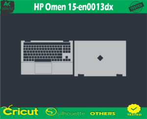 HP Omen 15-en0013dx Skin Vector Template