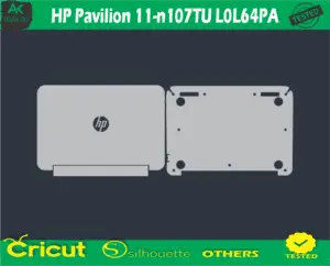 HP Pavilion 11-n107TU L0L64PA Skin Vector Template