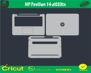 HP Pavilion 14-al033tx Skin Vector Template