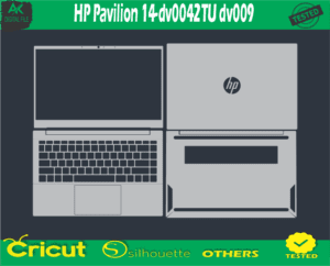 HP Pavilion 14-dv0042TU dv009 Skin Vector Template