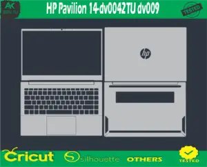 HP Pavilion 14-dv0042TU dv009 Skin Vector Template