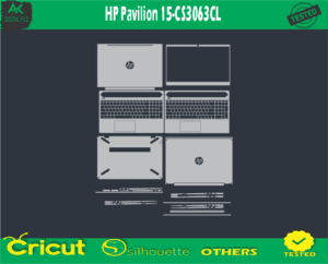 HP Pavilion 15-CS3063CL Skin Vector Template